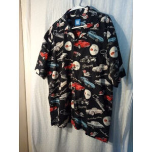 Corvette Graphic GM Mens Shirt Size XL